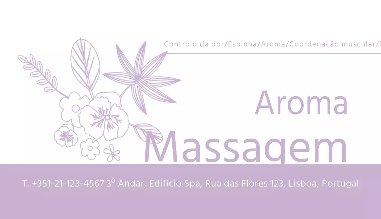 Massagem de Aromaterapia