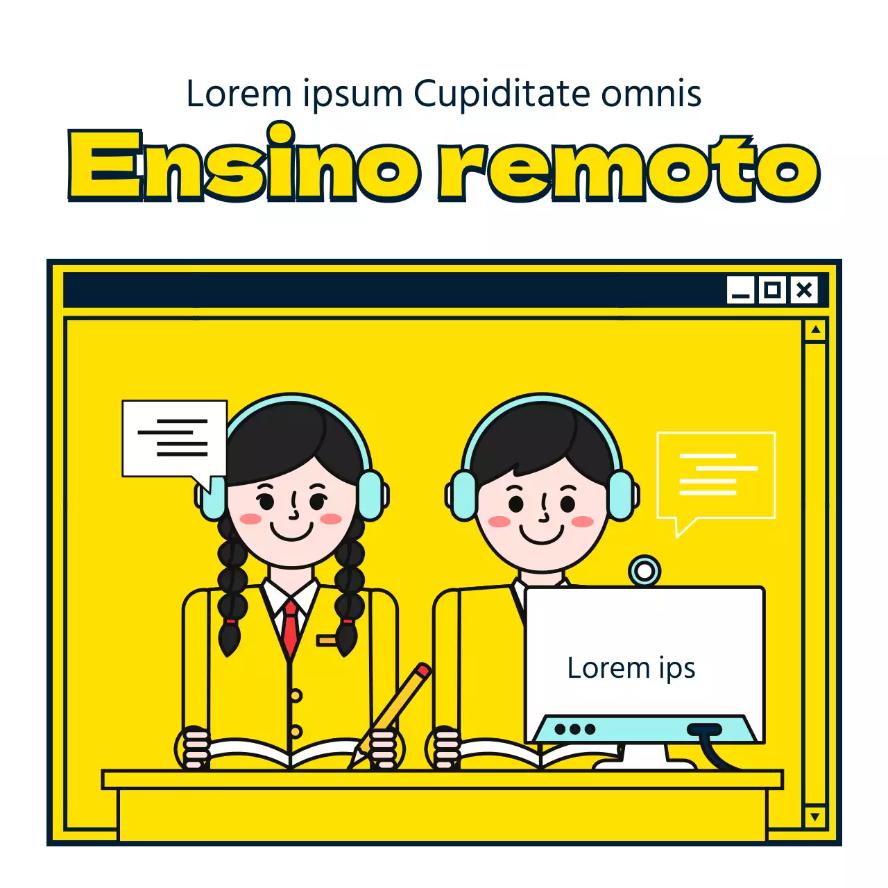 Aulas em linha