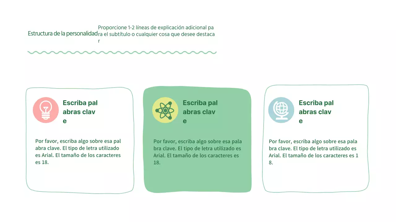 La agenda verde y redondeada