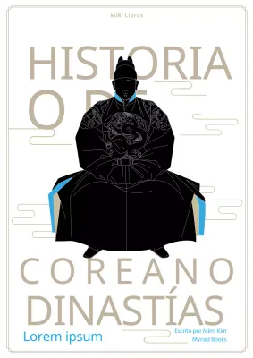 historia de la dinastía coreana en blanco ilustración rey moderno