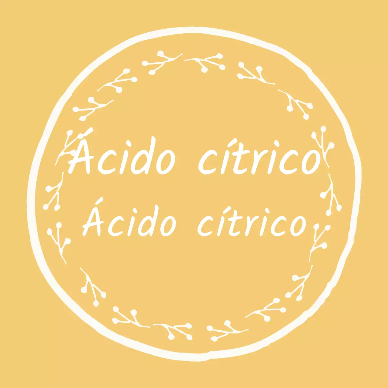 Etiqueta adhesiva dibujada a mano en amarillo