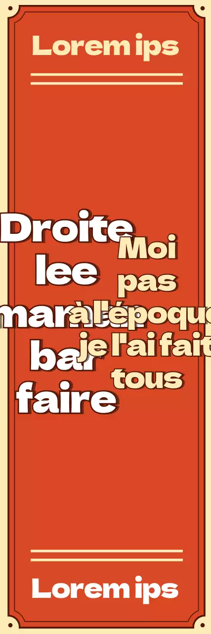 Bannière vintage sur fond rouge sur le thème de la violence à l'école.