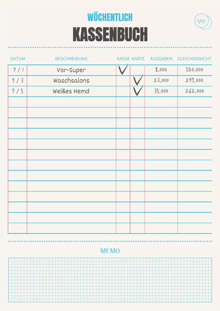 Weiß blau rosa Linie modernen einfachen Stil Taschenbuch Taschenbuch Dokument