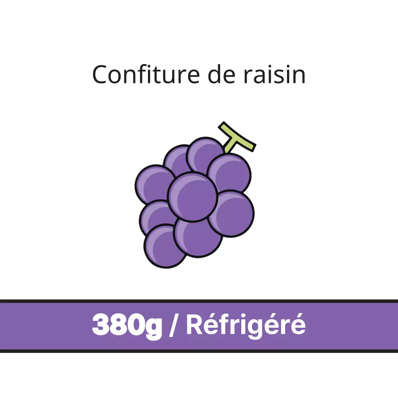 Confiture de raisin