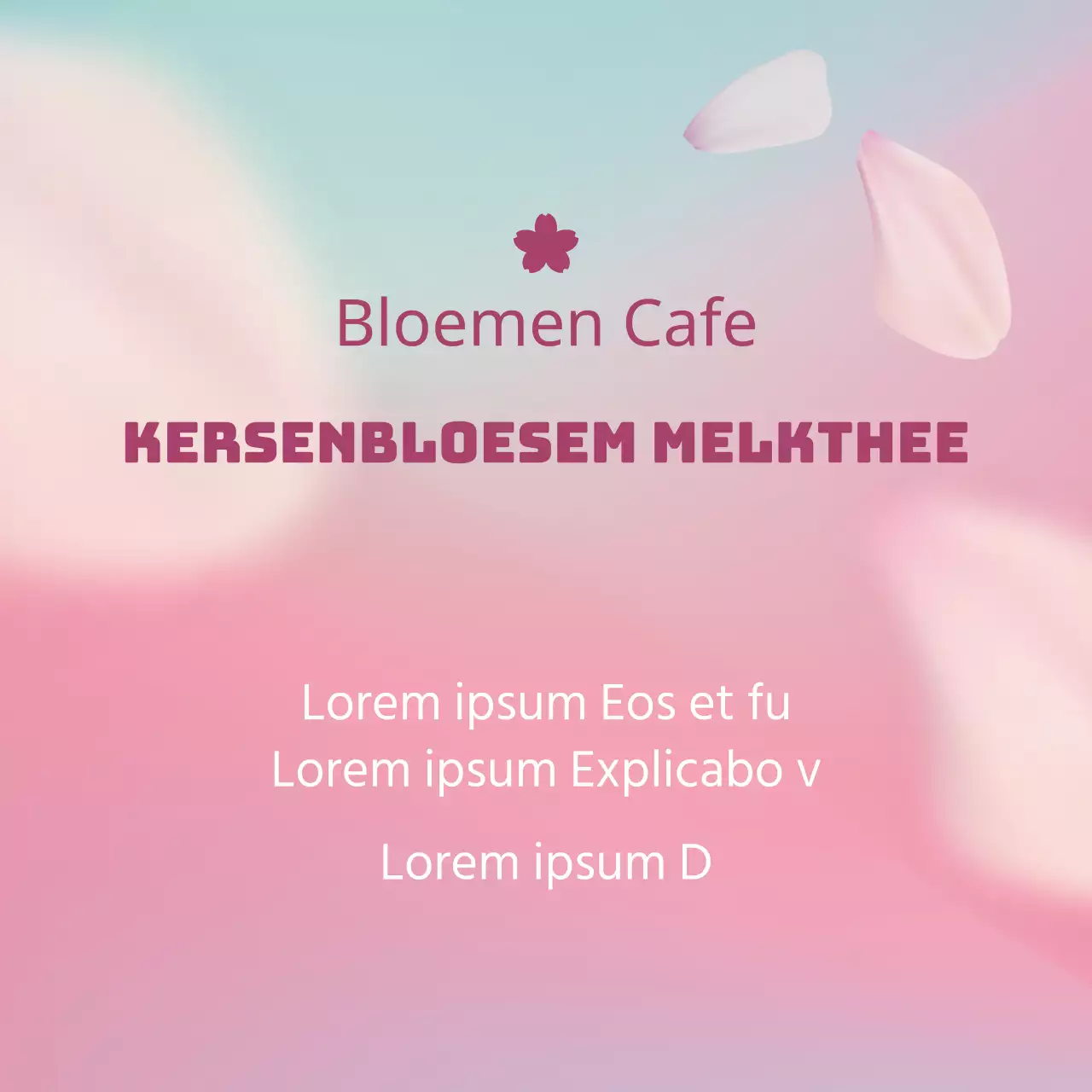 Kersenbloesem melkthee