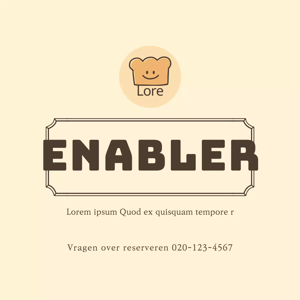 Geïllustreerde Envelop Dessert Stickers