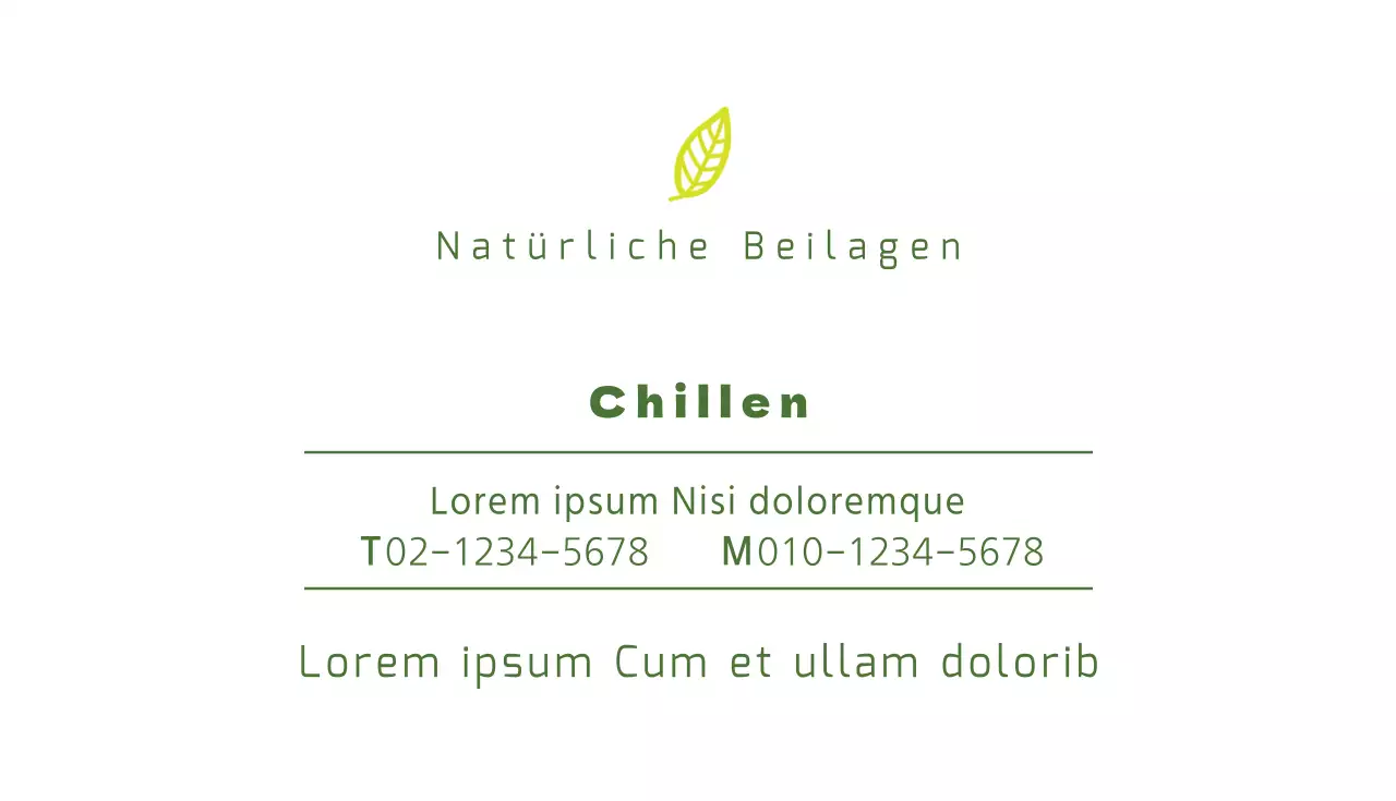 Natürliche Beilagen