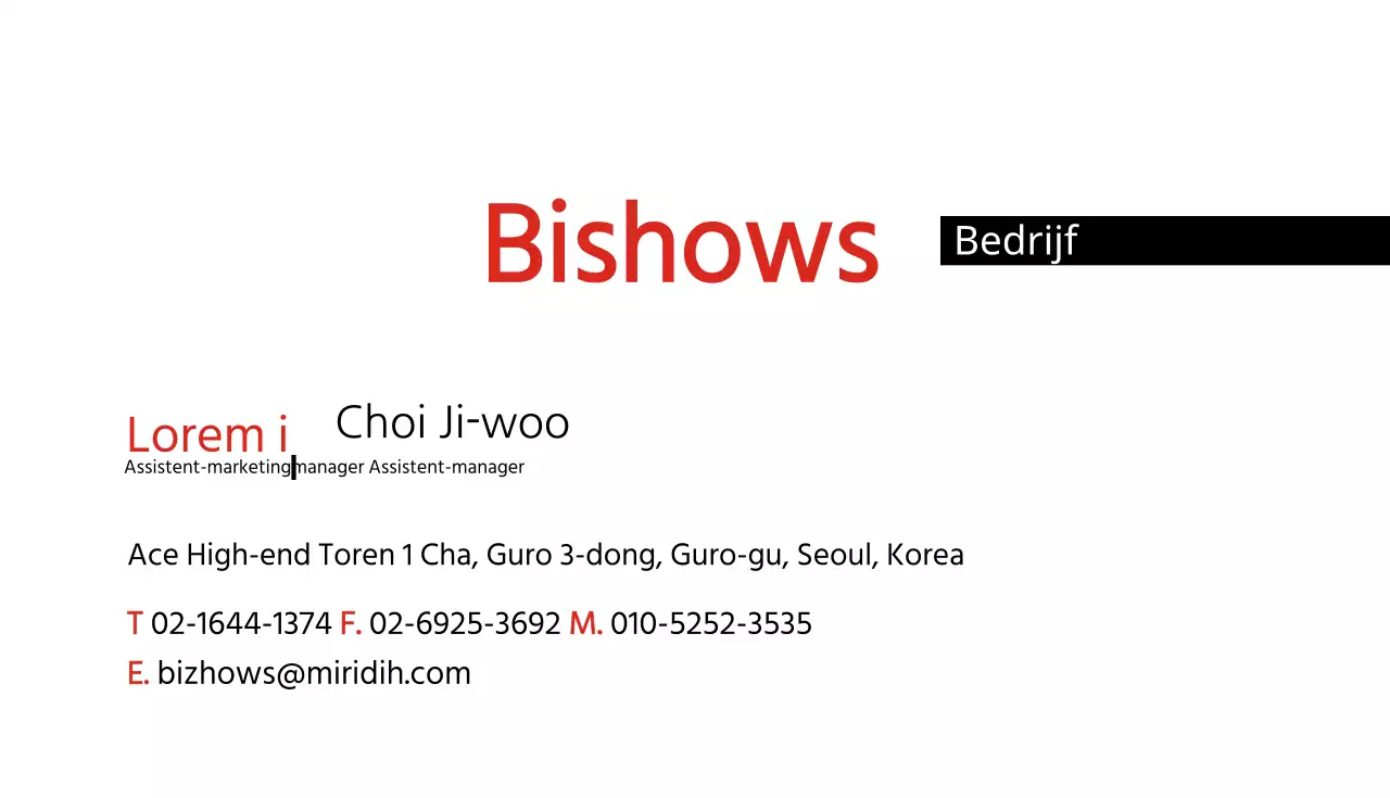 Marketing visitekaartjes