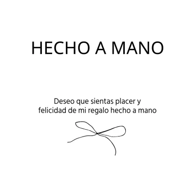 HECHO A MANO