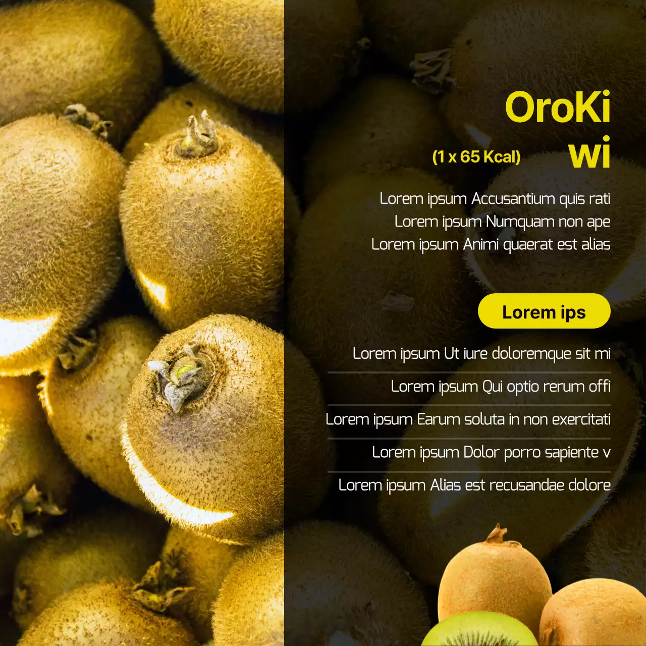 Frutta e verdura di stagione di maggio CardNews Design in giallo e verde