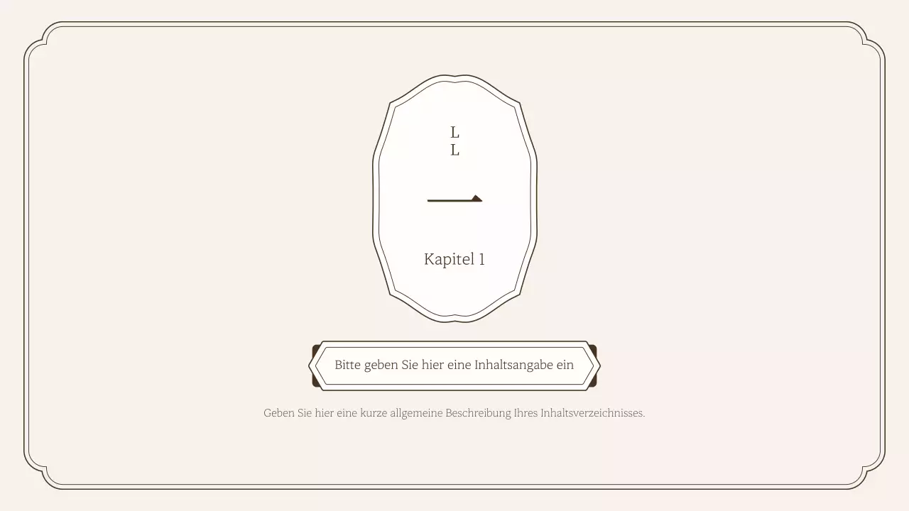 Einfaches Präsentationskit im orientalischen Stil