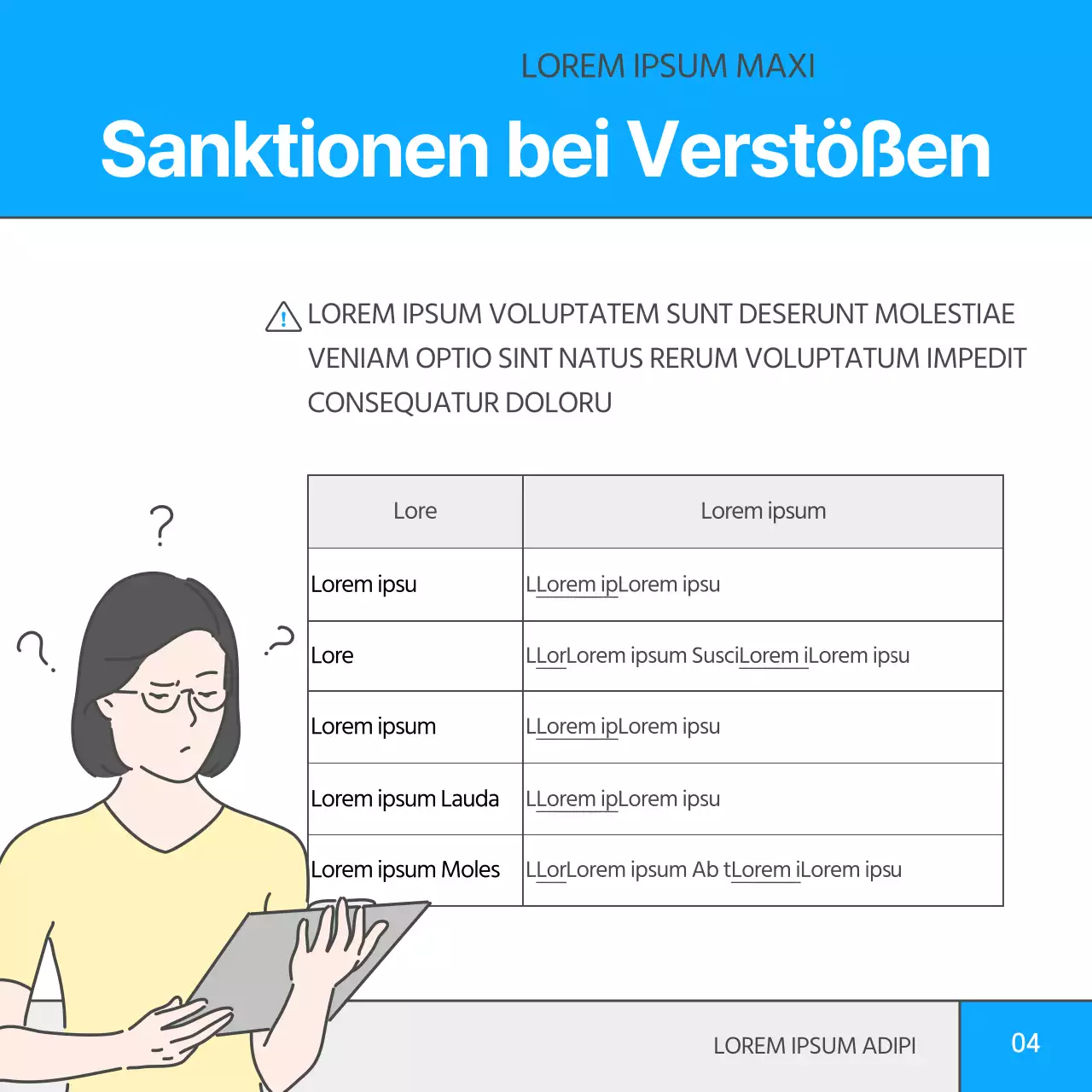 Einfache Illustration in Blau und Zitrone Beschäftigungsthemen Gesetz zur Änderung des Gleichstellungsgesetzes CardNews