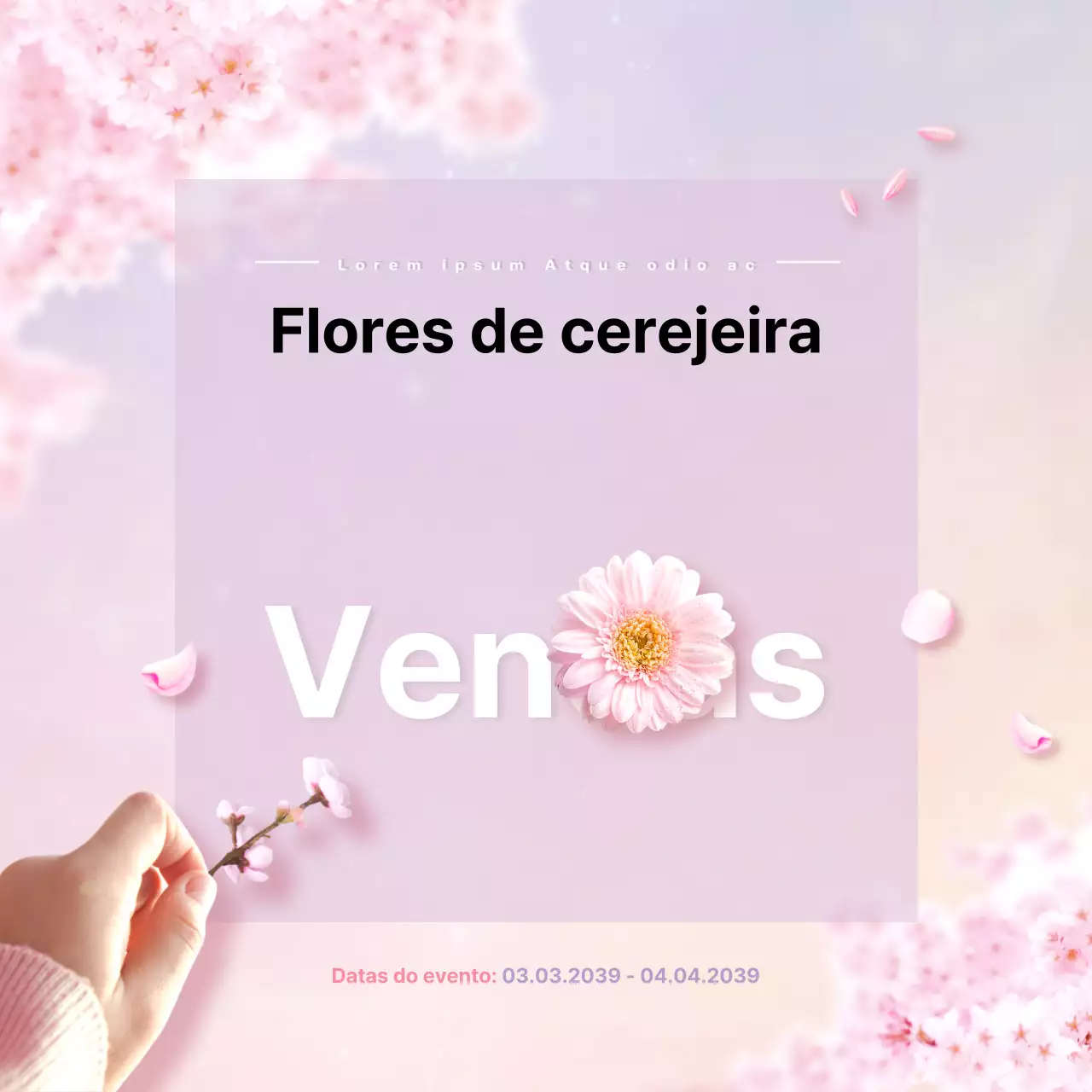 Venda de cerejeiras em flor
