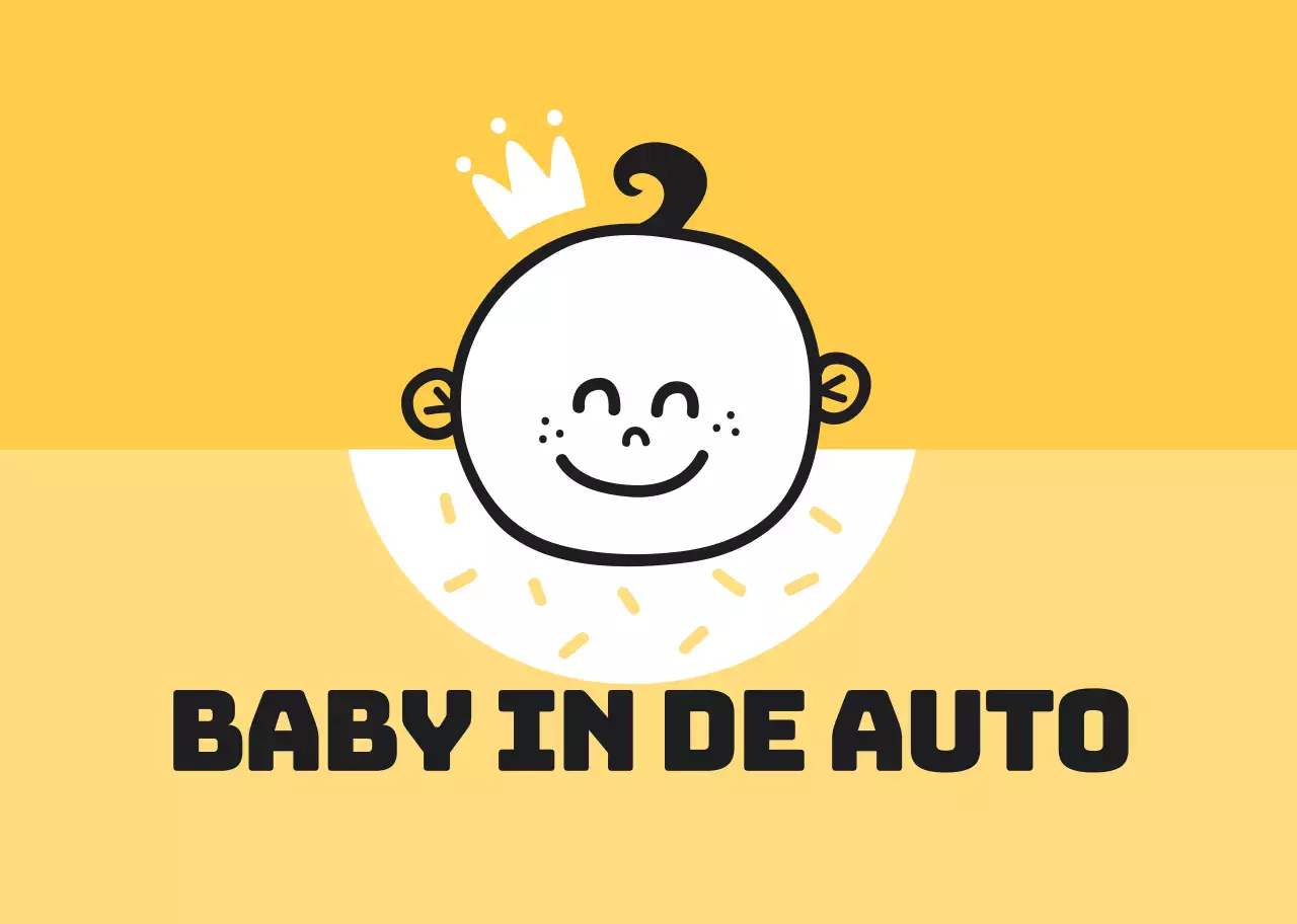 Gele illustratie van een paardrijdend kind