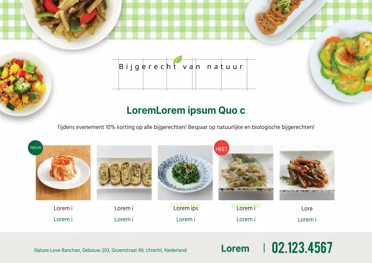 Natuurlijke bijgerechten