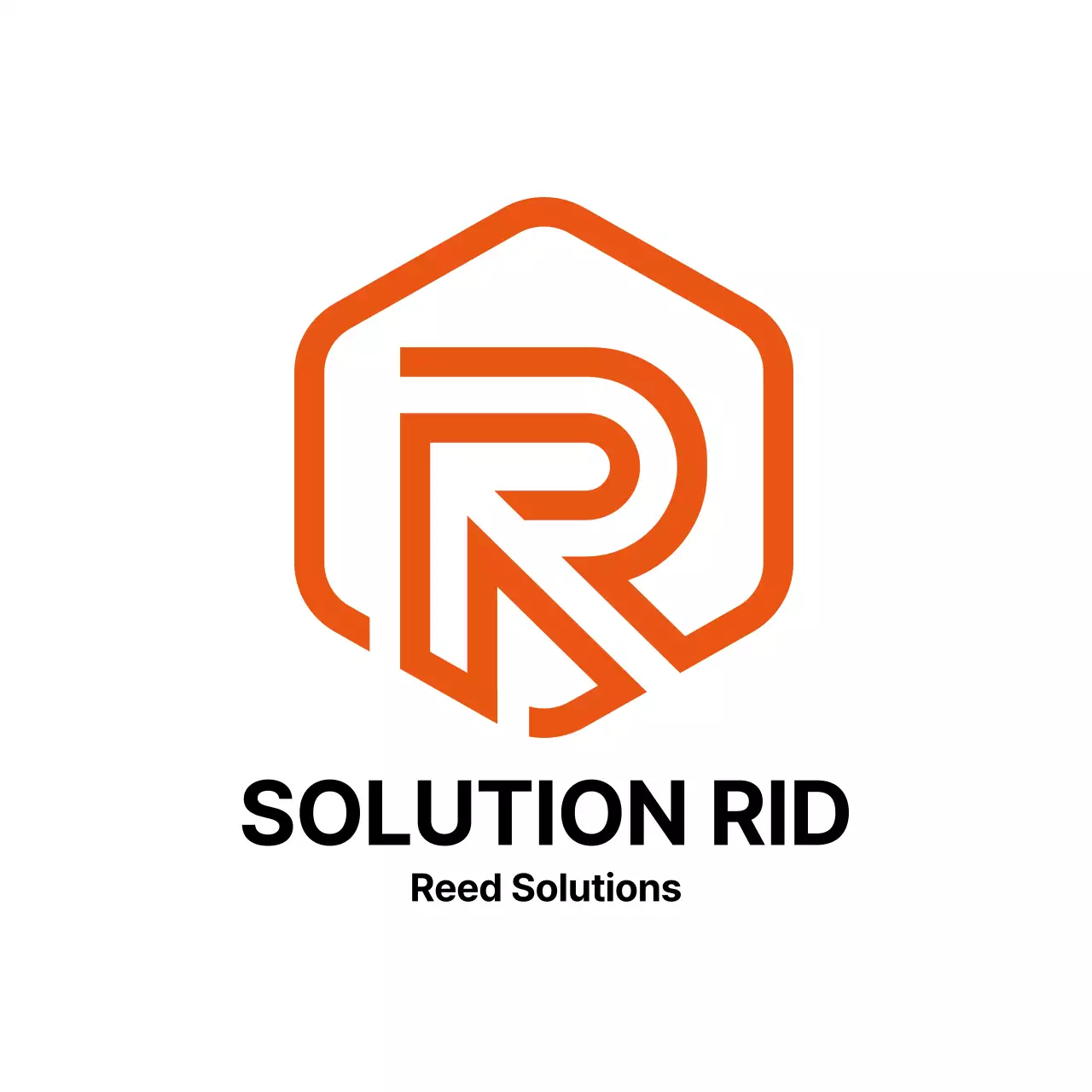 Sous-verre orange simple pour logo d'entreprise