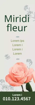 Promouvoir un fleuriste vintage en mettant en avant des photos vertes