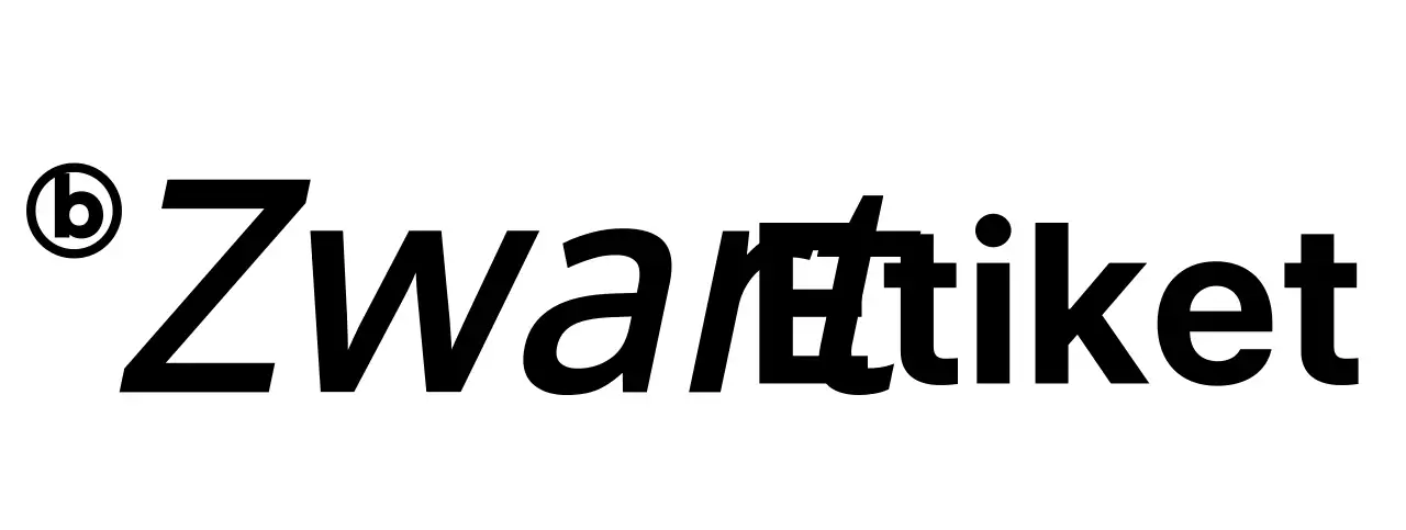 Eenvoudig en stijlvol logo-ontwerp met zwarte tekstvariatie