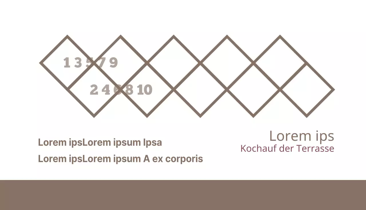 Koch auf der Terrasse