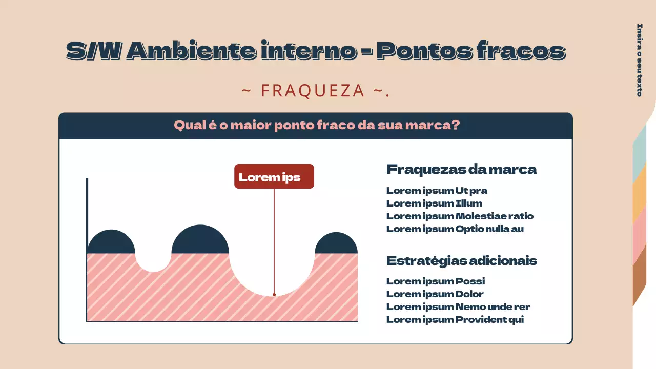 Desenho de gráfico redondo com um conceito de pasta simples