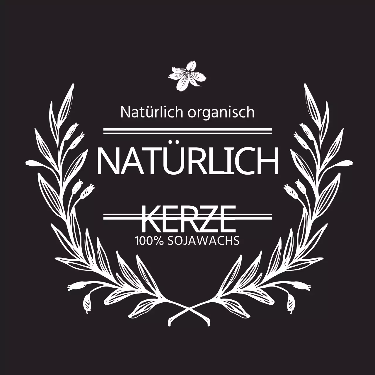 NATÜRLICHE KERZE