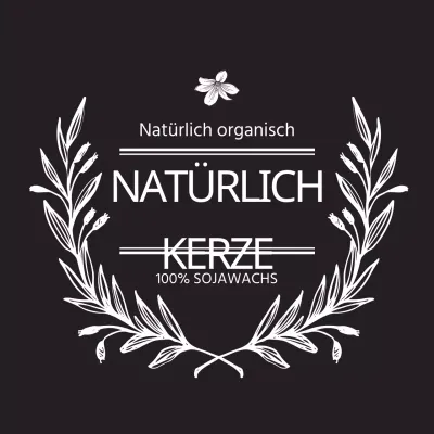 NATÜRLICHE KERZE