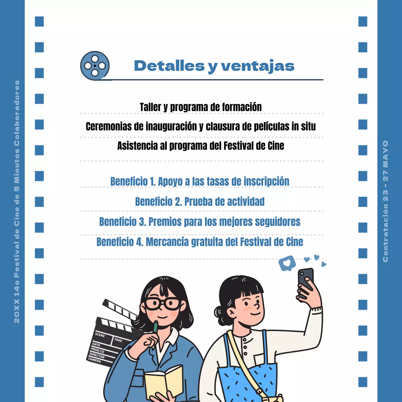 Convocatoria de apoyos para el festival de cine Blue Film Concept