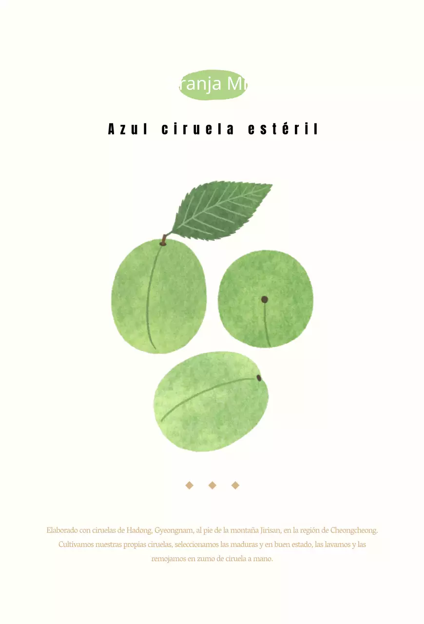 Postal ilustrada de ciruelos en flor