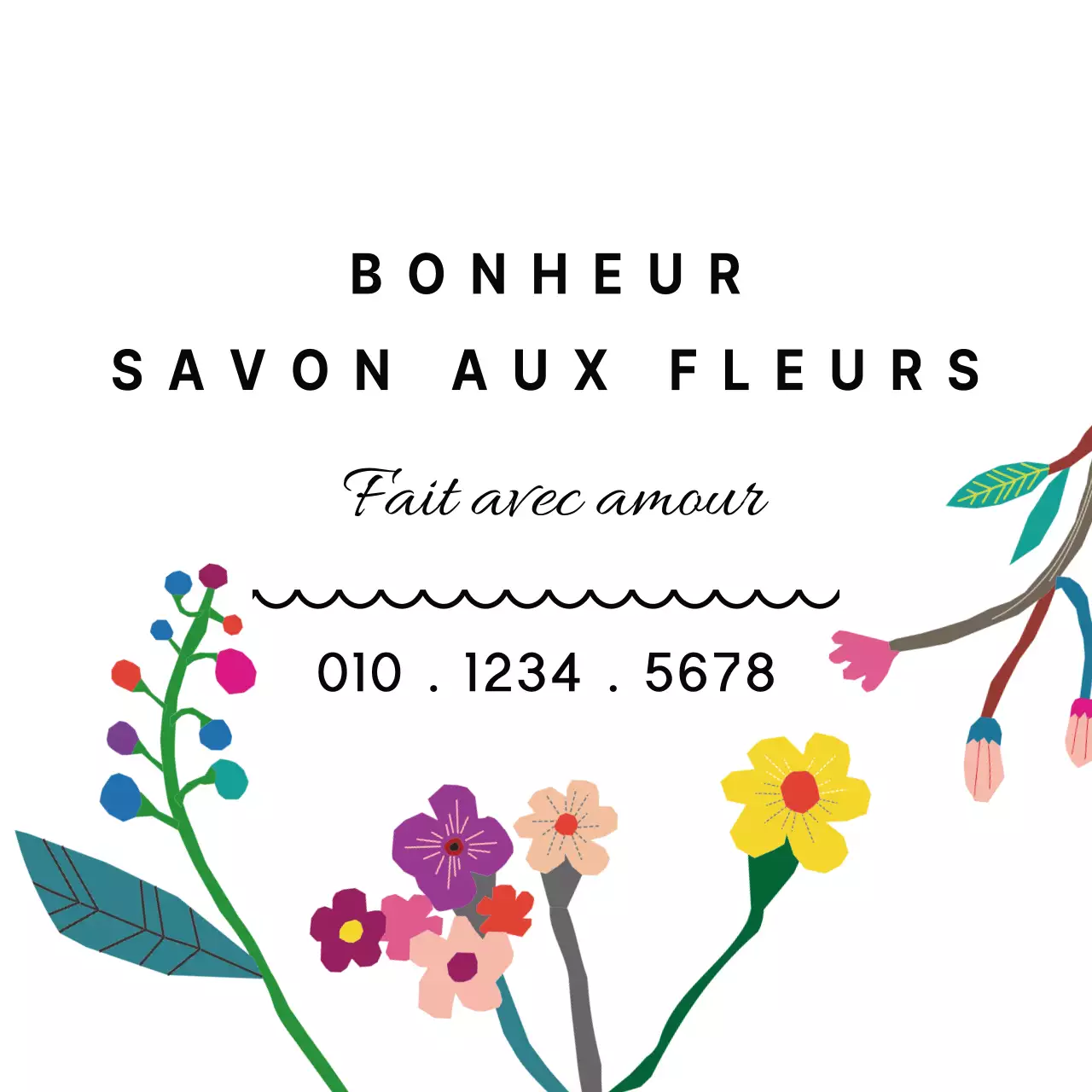 Savon à base de fleurs