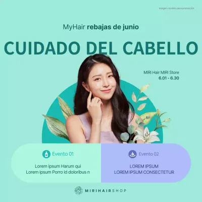 Mint and Bora Hairdressing Events (redes sociales)