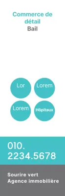 Location d'une vitrine