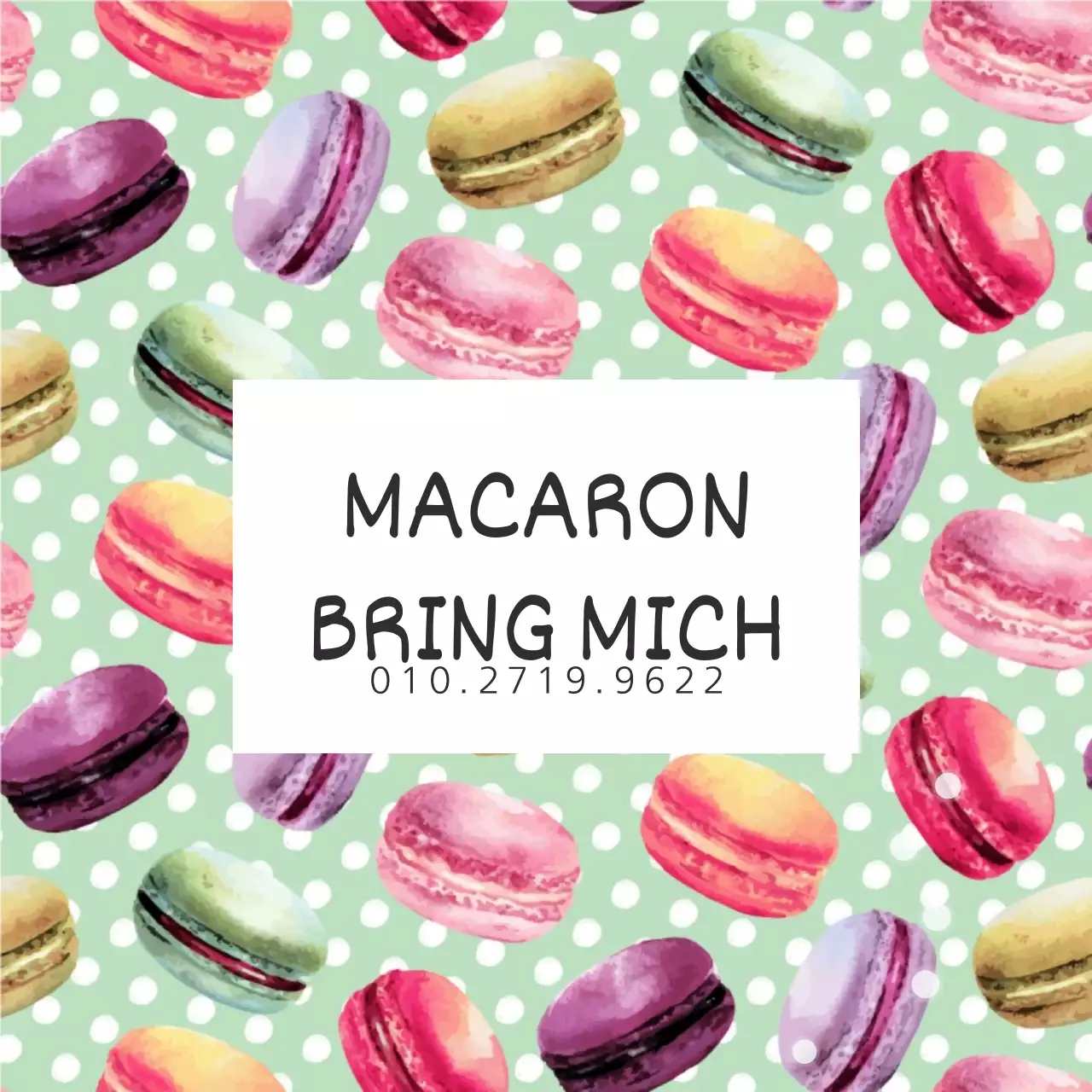 MACARON BRINGEN MICH