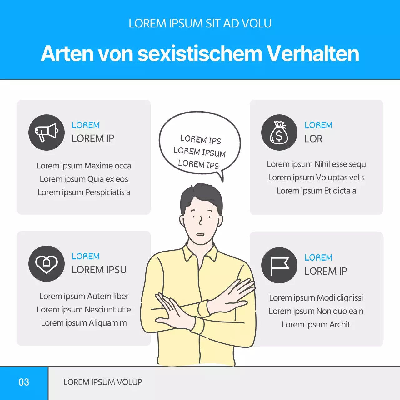 Einfache Illustration in Blau und Zitrone Beschäftigungsthemen Gesetz zur Änderung des Gleichstellungsgesetzes CardNews