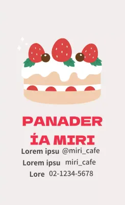 Bonitas etiquetas de restaurante con ilustraciones rosas