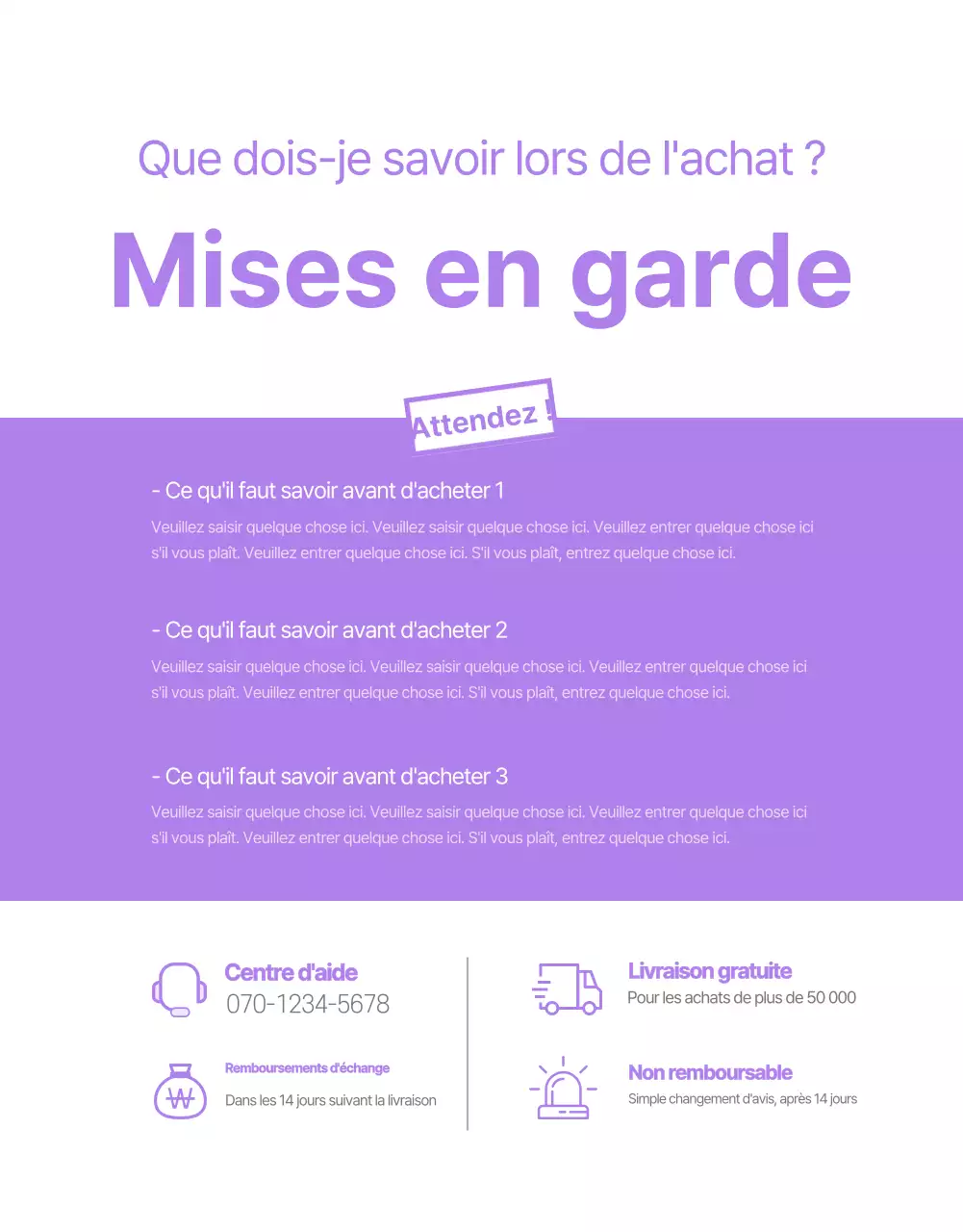 Présentation de base pour la vente de produits