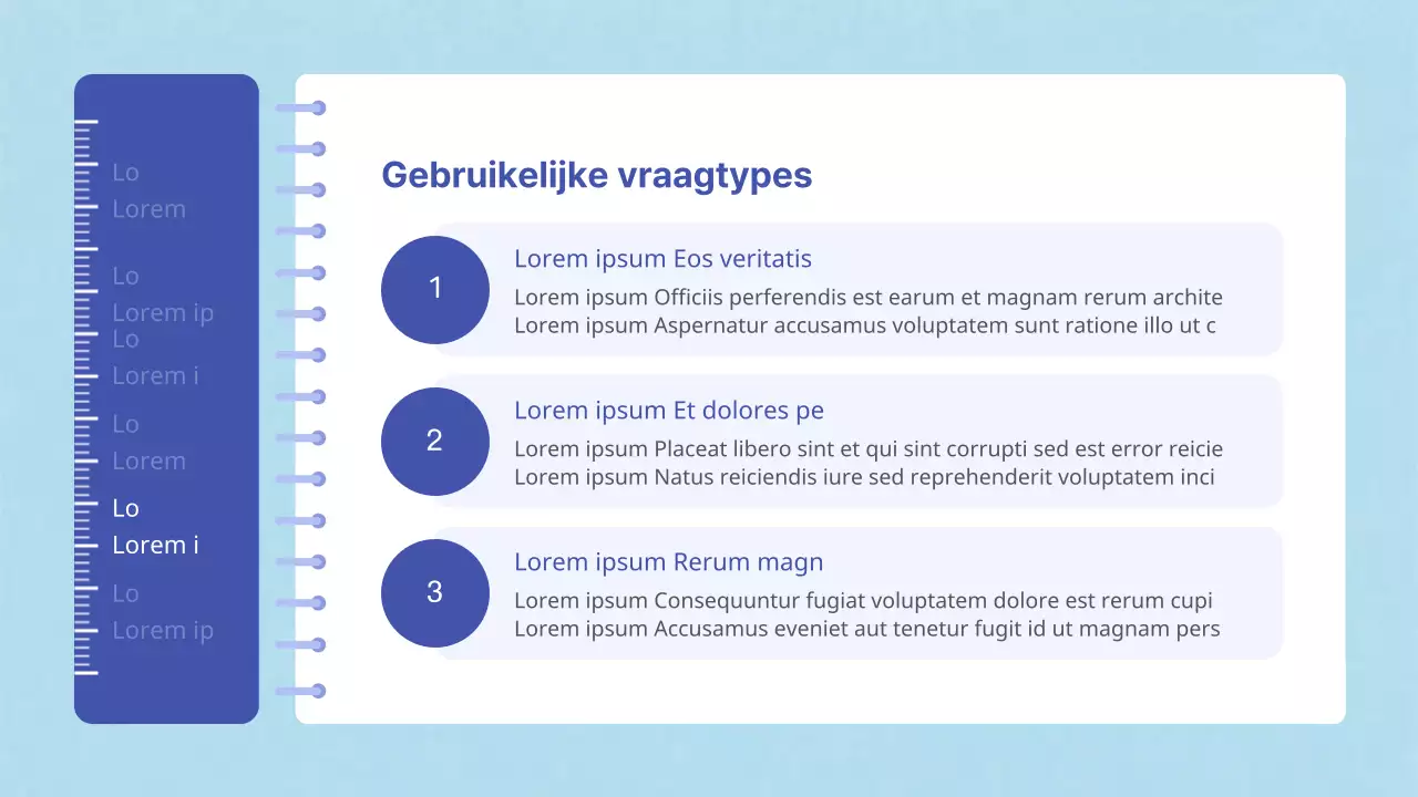 Kitscherige wiskunde leermiddelen in blauw