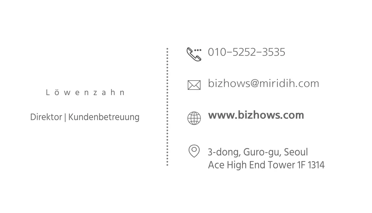 Visitenkarten für Unternehmen