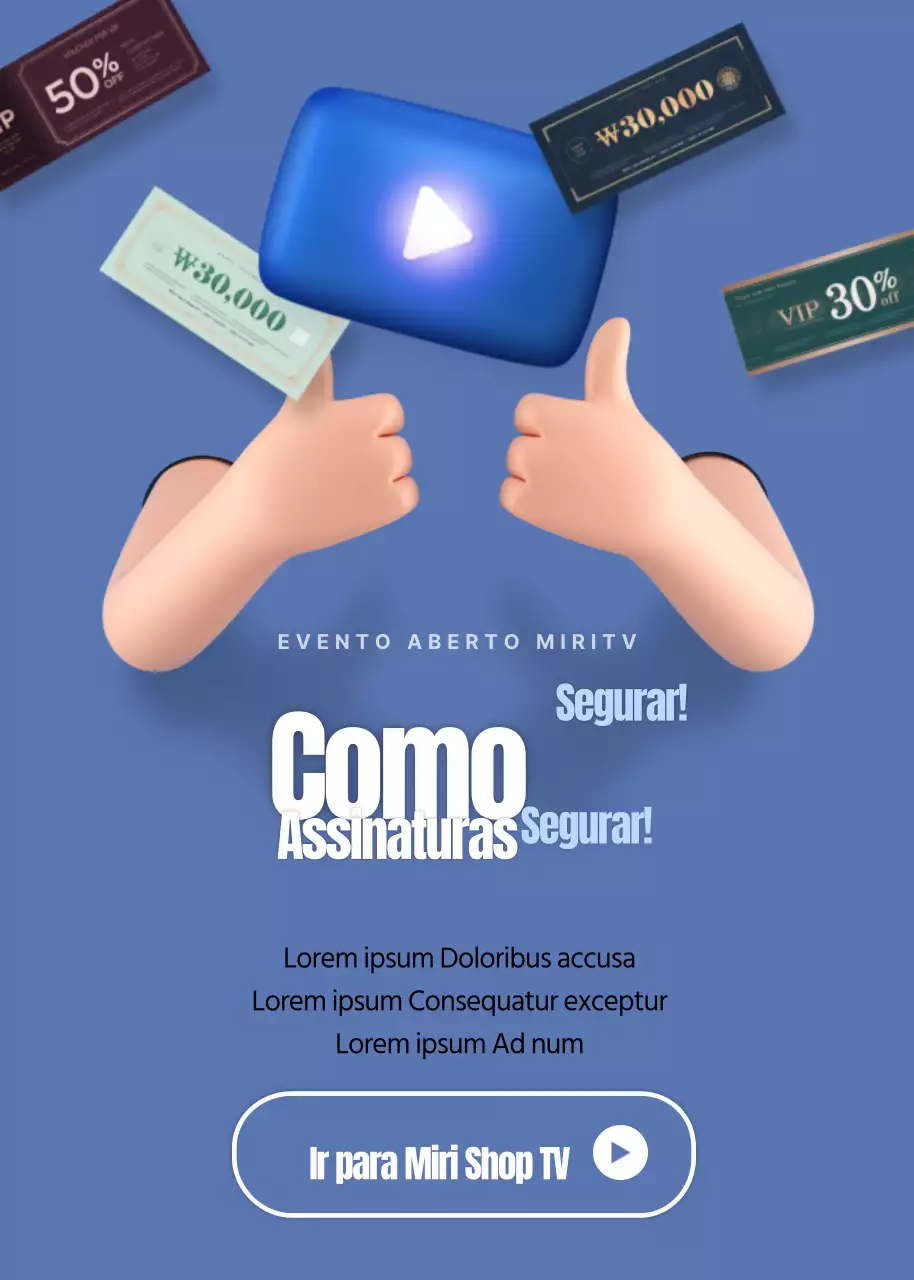 Eventos nas redes sociais