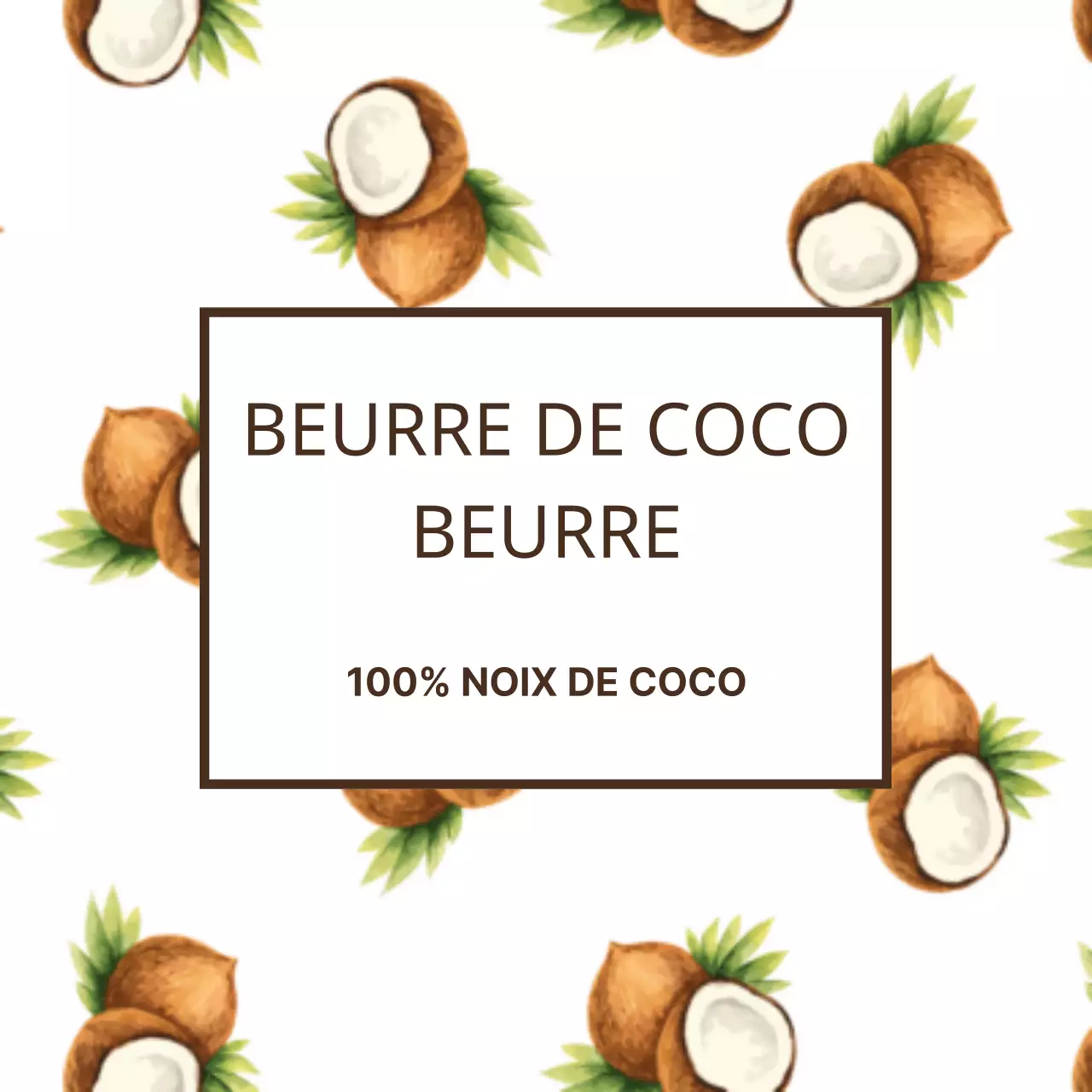 BEURRE DE COCO
