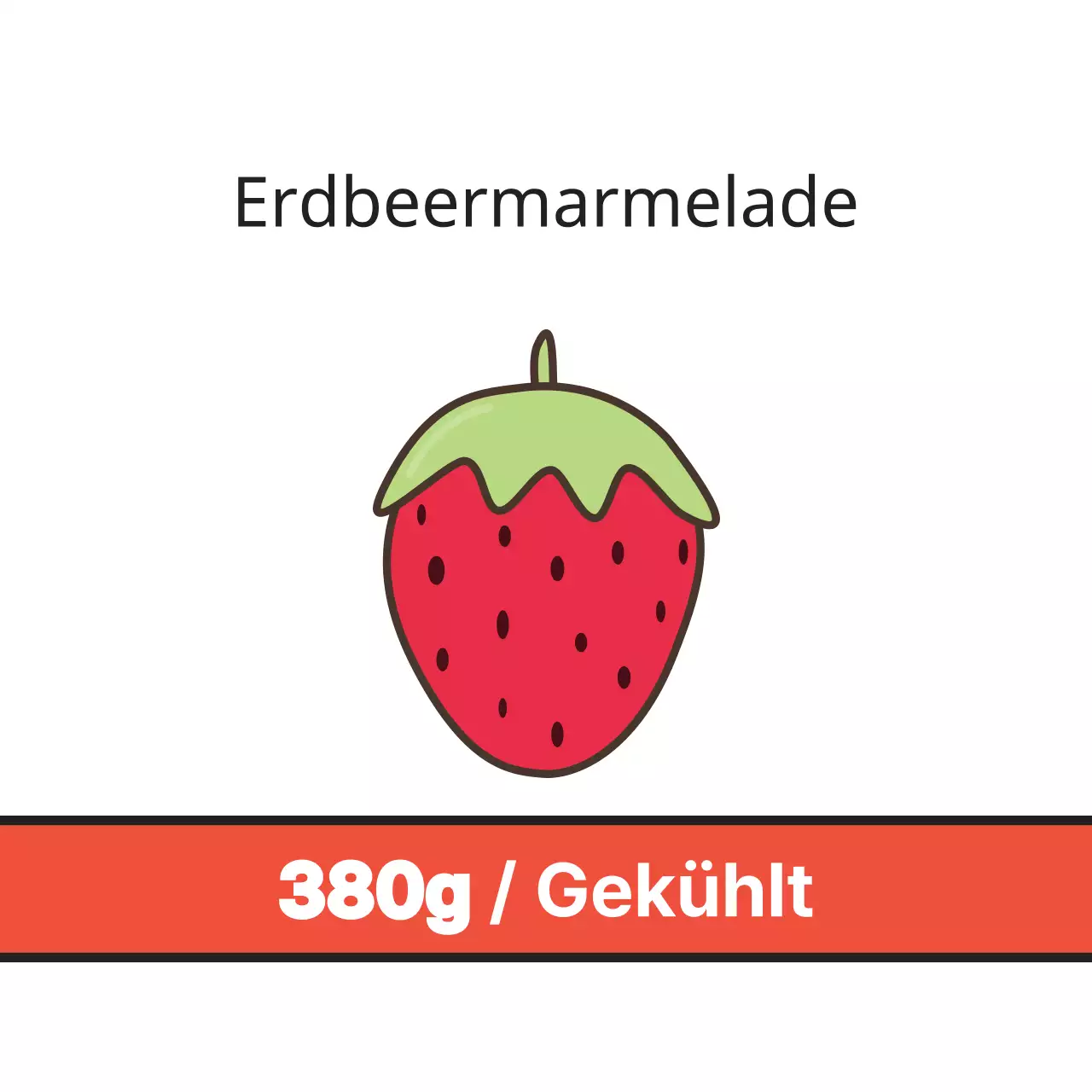 Erdbeerkonfitüre