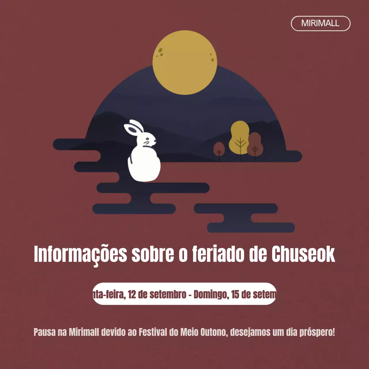 Informações sobre o feriado de Chuseok
