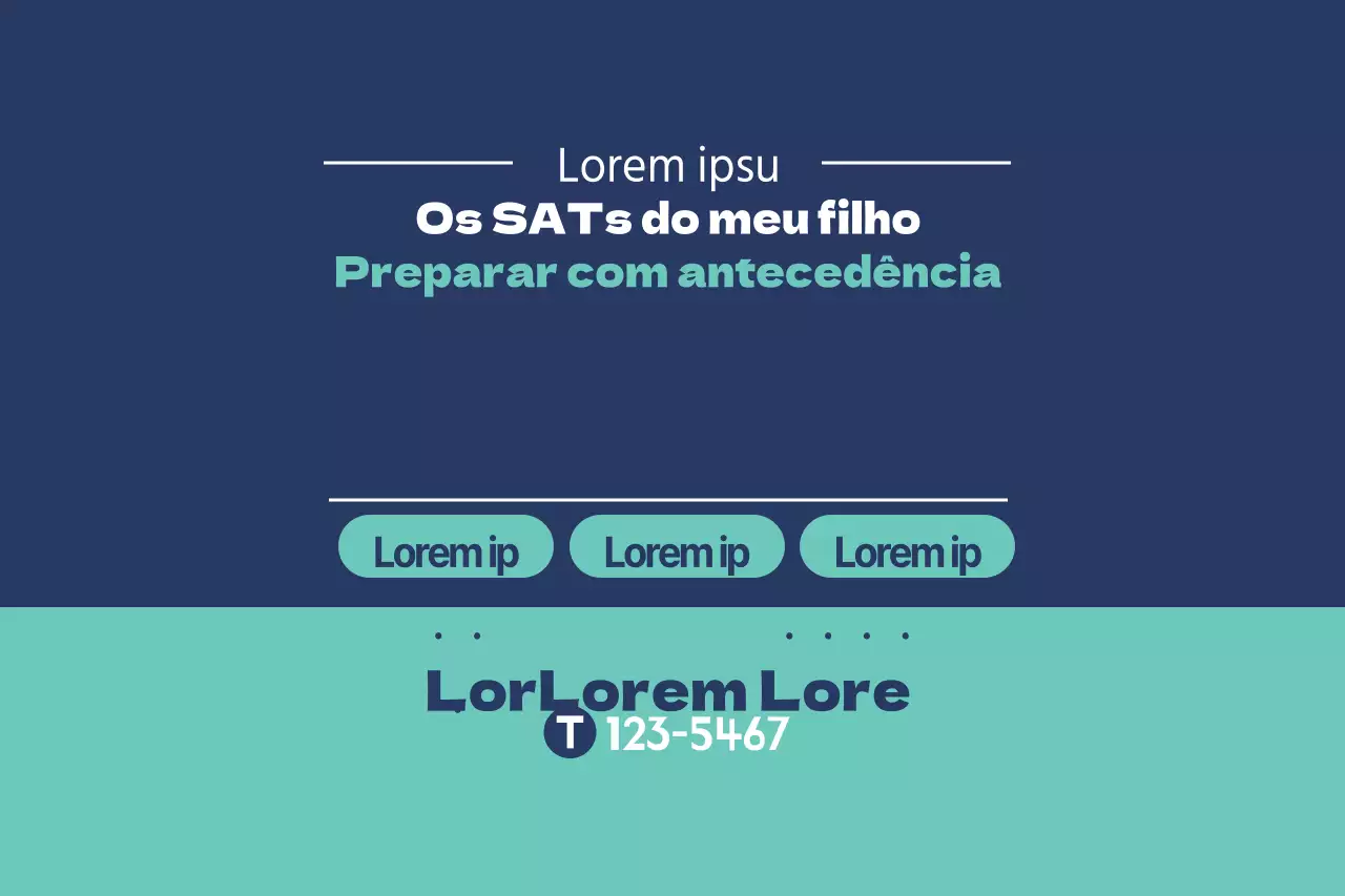 Os SATs do meu filho