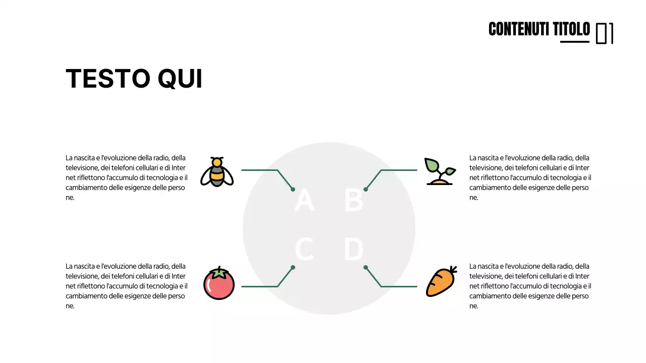 Agenda concettuale in verde