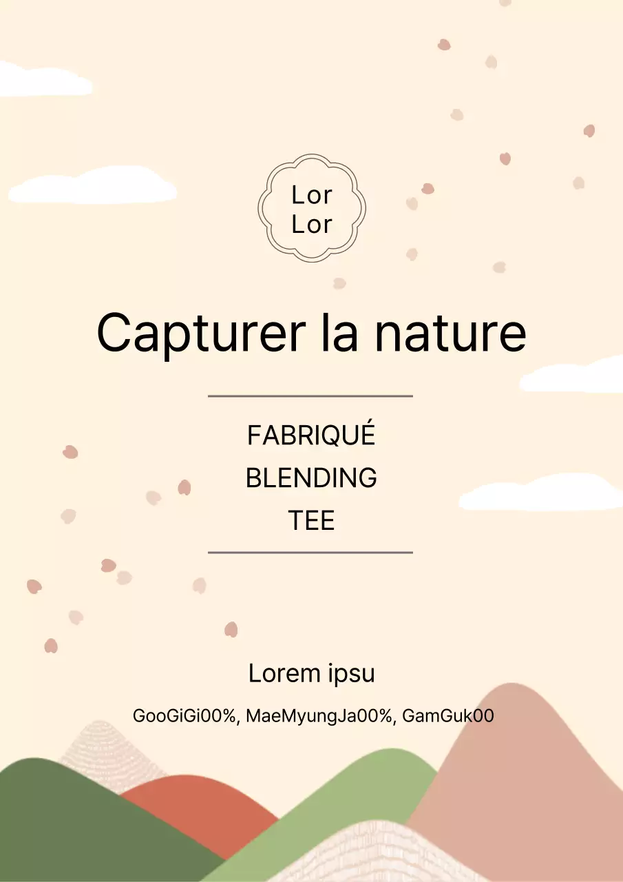 Autocollants Pastel Calming Healthy Tea