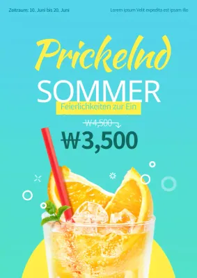 Saisonale Getränkeangebote