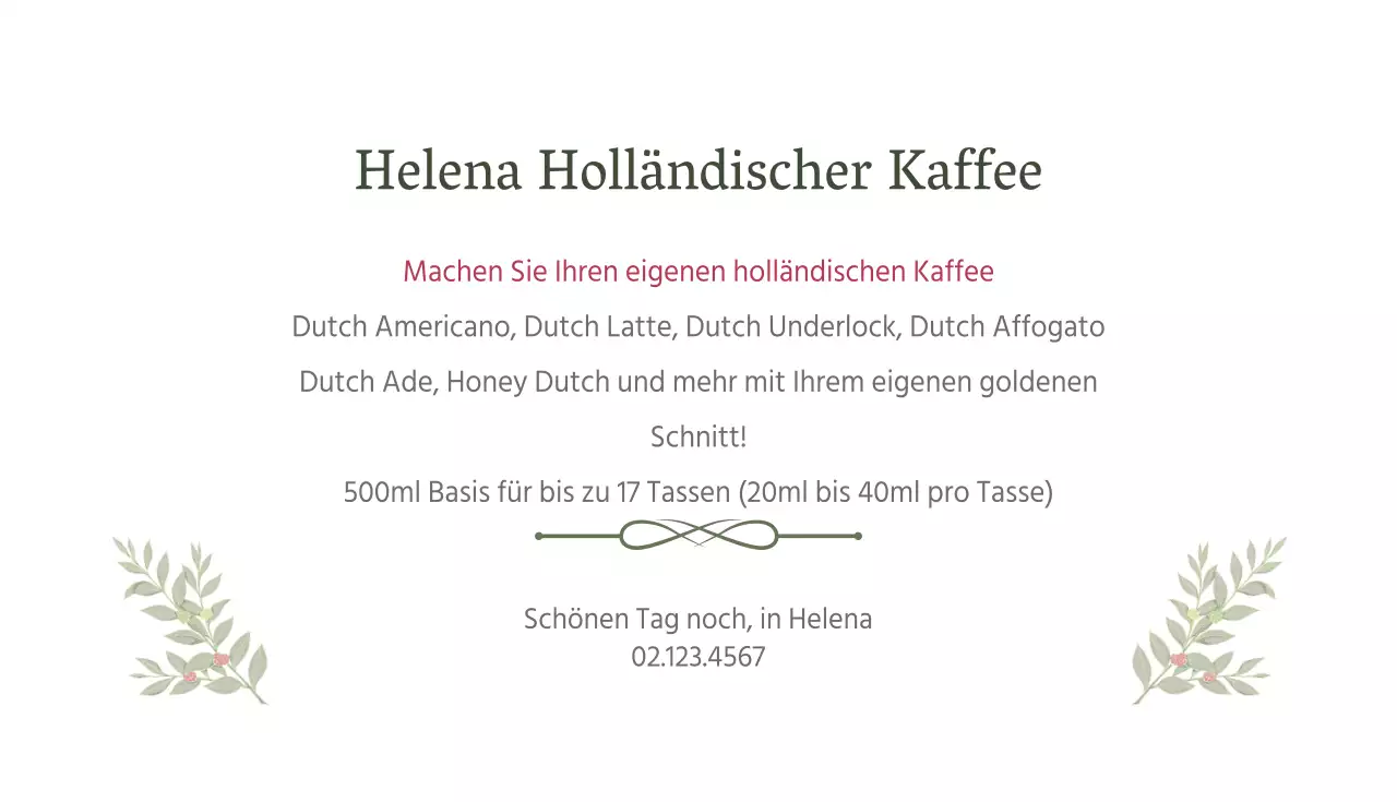 Holländischer Kaffee