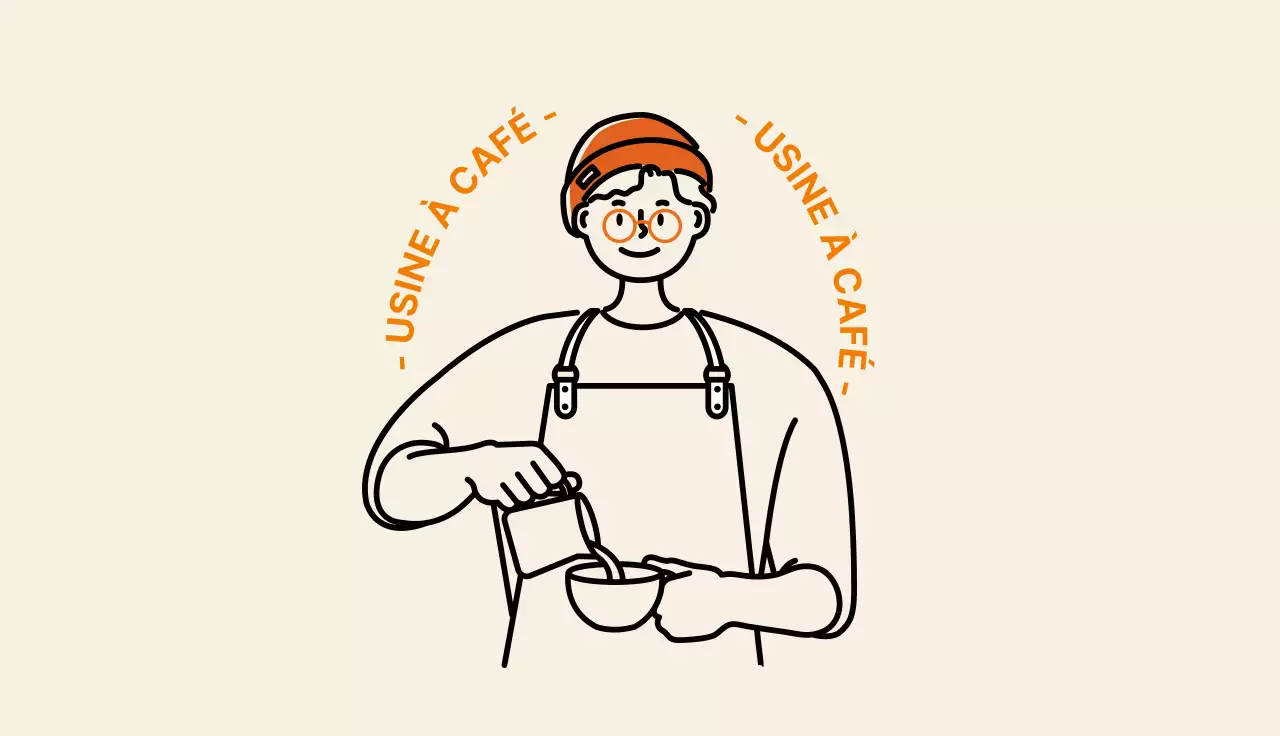 Carte de visite d'un café barista