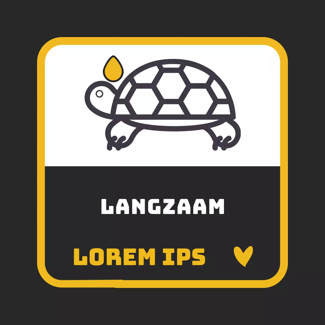 Geel Zwart Gemakkelijk te lezen rijinstructies voor beginners