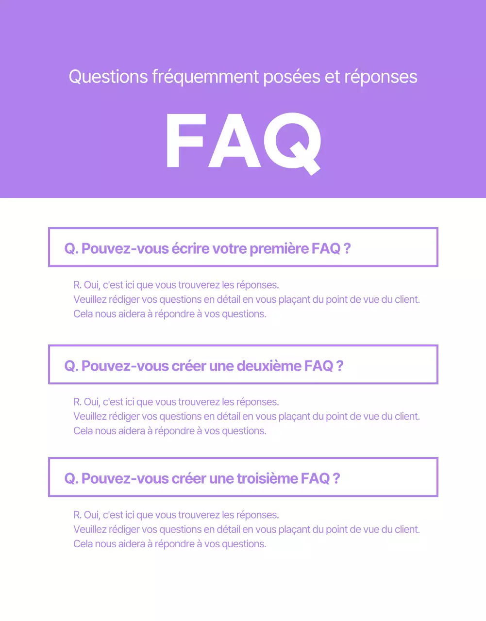 Présentation de base pour la vente de produits