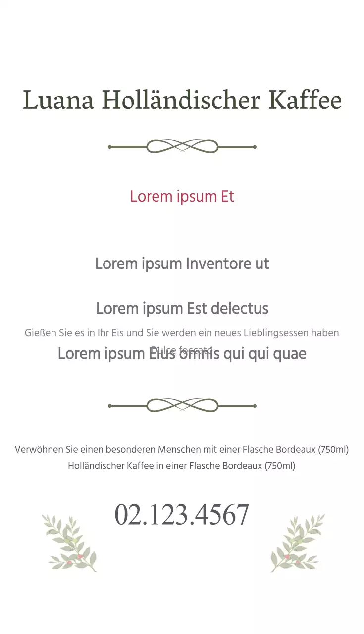 Holländischer Kaffee